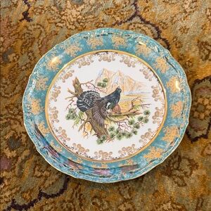 vintage porcelain plate from Czech Republic